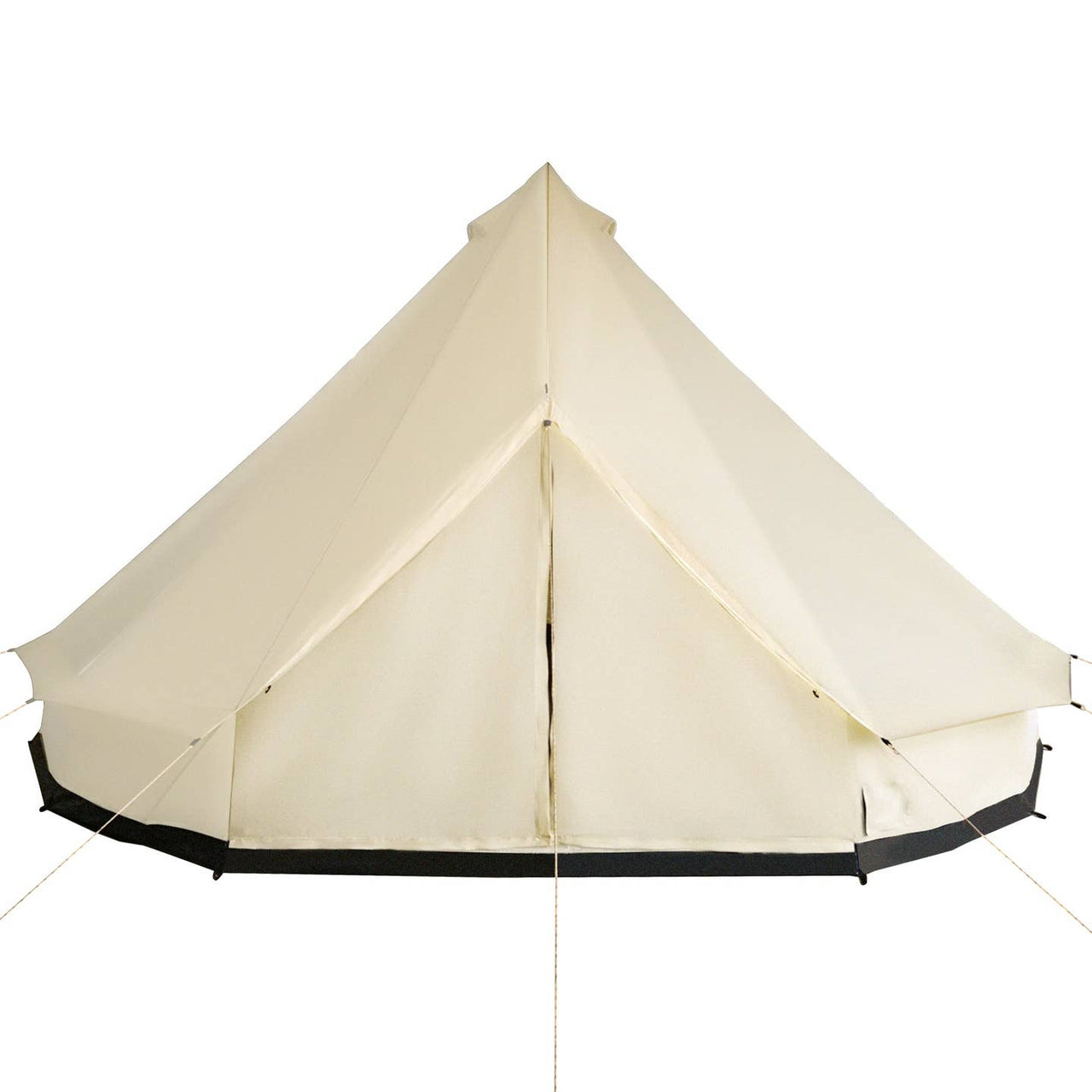 Orange County Decor - Wholesale Tent - Outsunny 10 Person Yurt Tent Glamping Bell Tent with Spacious Interior,Waterproof Design, For Family Outdoor Camping, 16' X 16' X 10' Beige Polyester