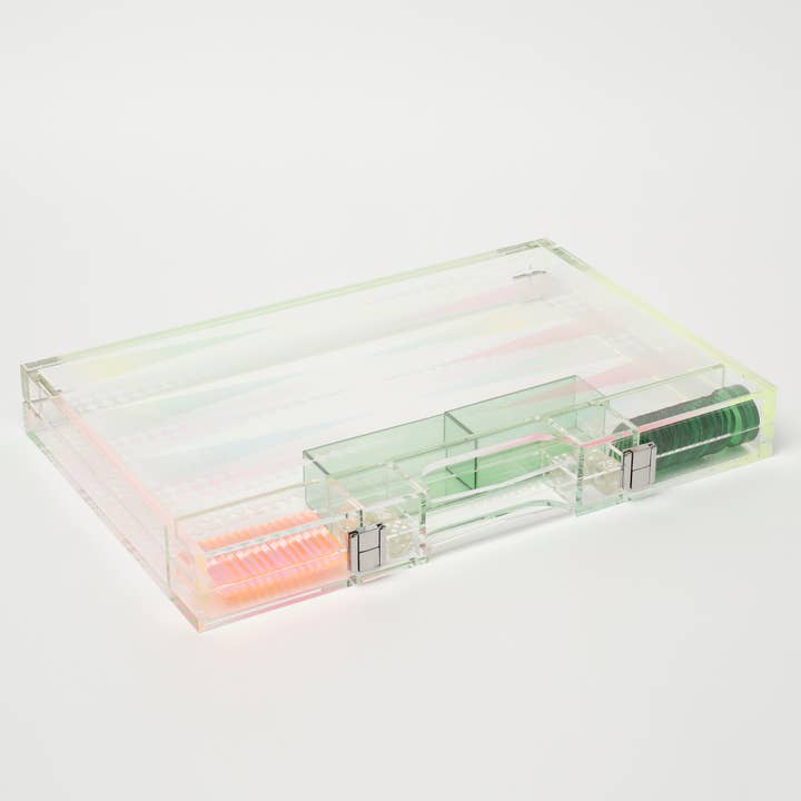 Sunnylife - Wholesale Board Game - Ombre Lucite Backgammon Sherbert