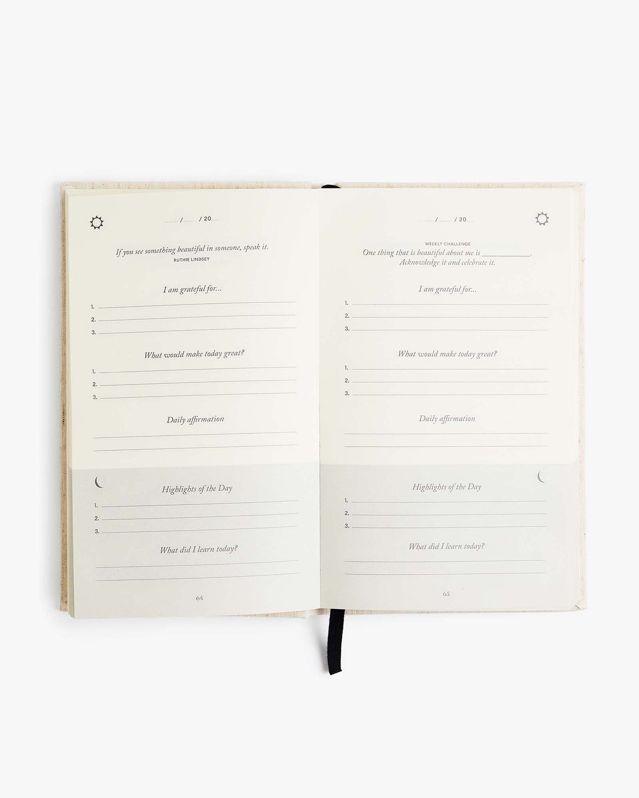 Intelligent Change The Five Minute Journal - Original Linen