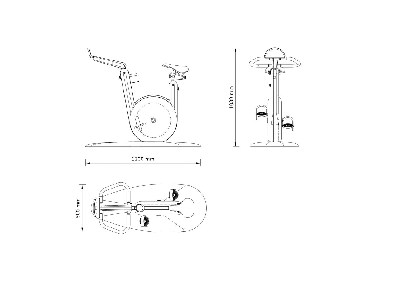 Hania™ Stationary Bicycle