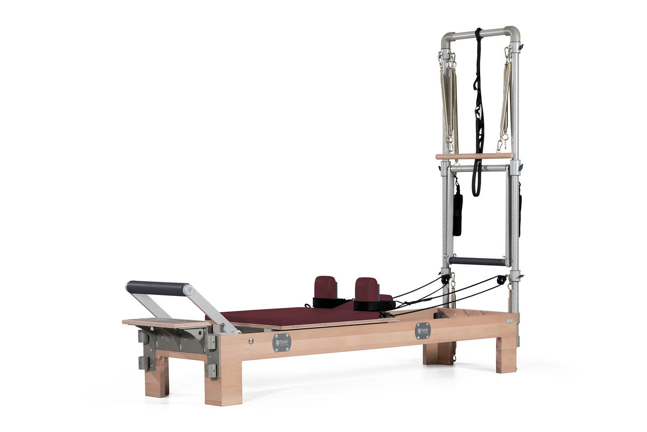 Compact Pilates Reformer with Tower