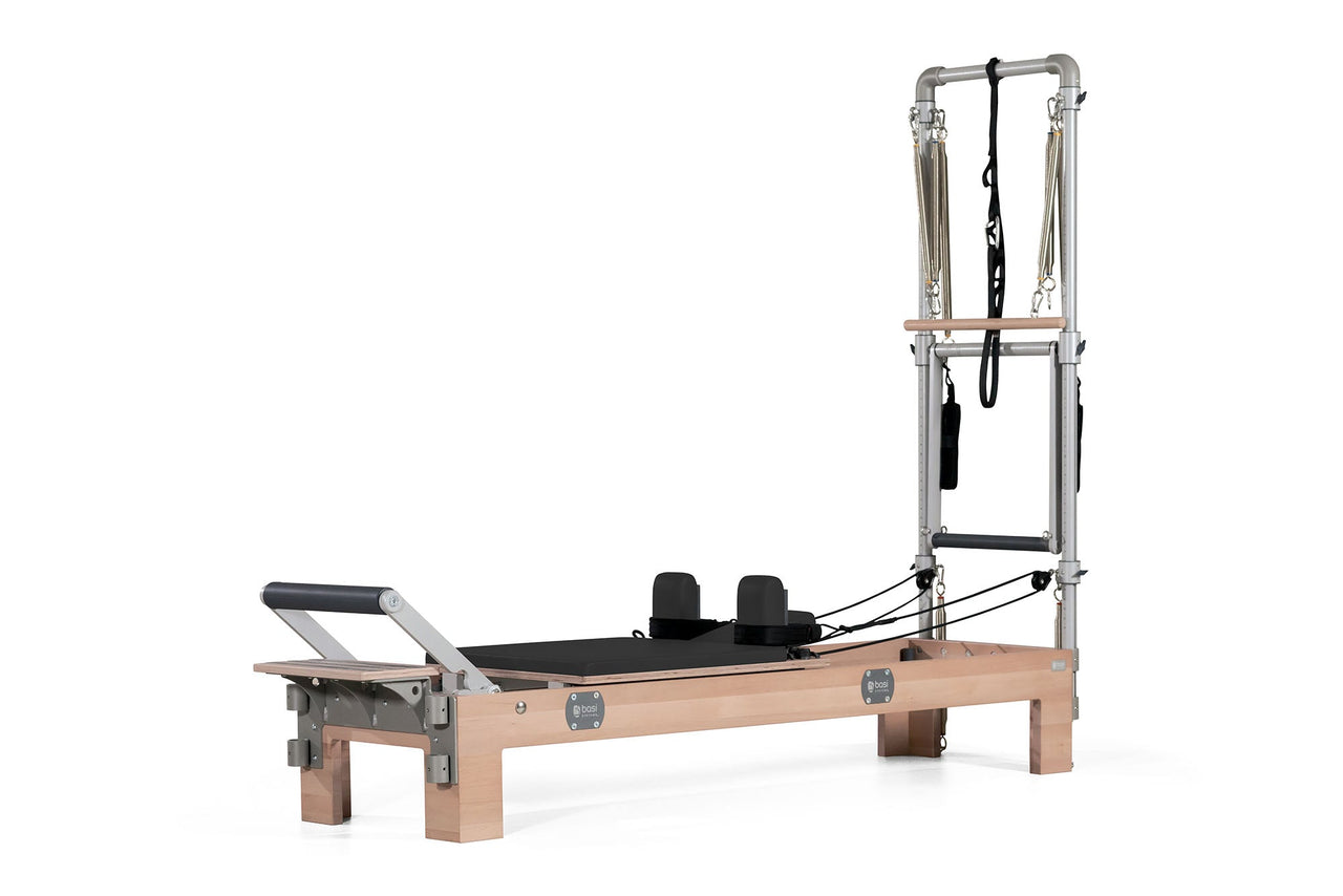 Compact Pilates Reformer with Tower