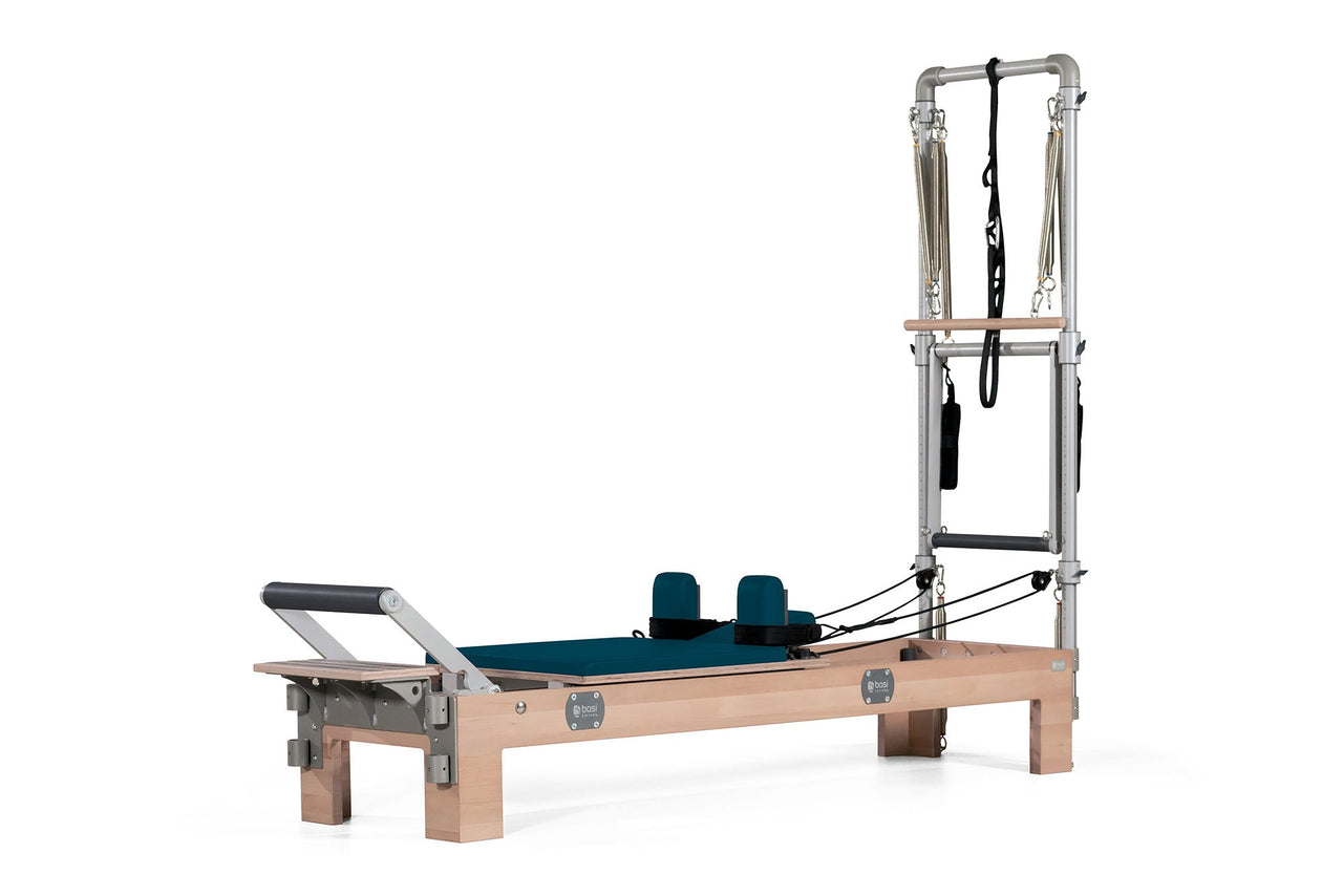 Compact Pilates Reformer with Tower