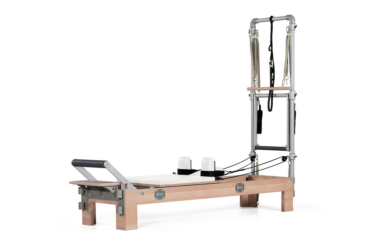 Compact Pilates Reformer with Tower