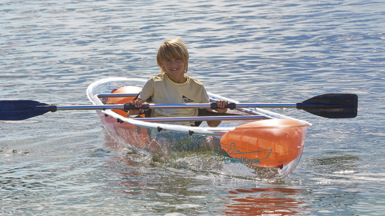 CRYSTAL KAYAK® E-SERIES Fully Transparent Kayak