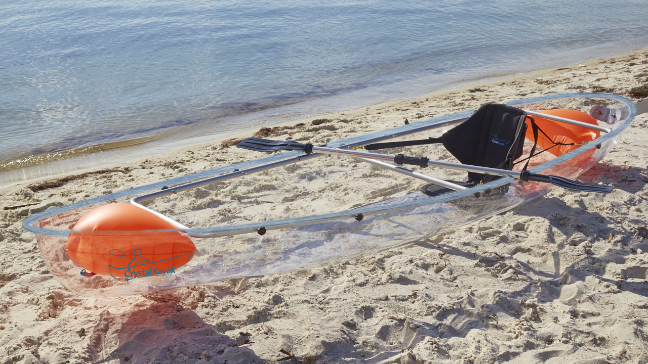 CRYSTAL KAYAK® E-SERIES Fully Transparent Kayak