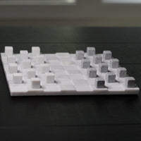 Thumbnail for Stone Checkers Set - White Carrara