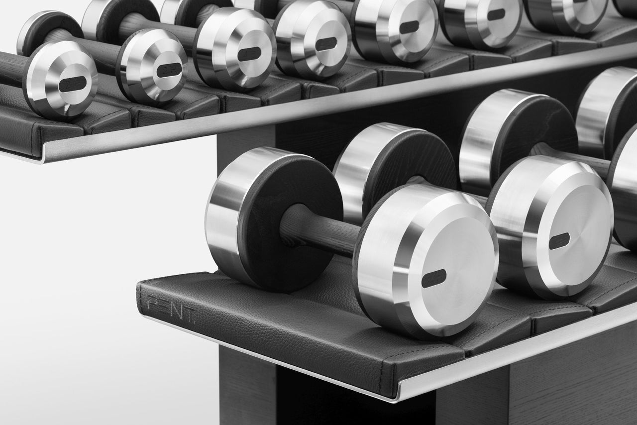 COLMIA™ POWER - Dumbbells With Horizontal Rack - LUXUSFIT Luxury Exercise & Recovery Equipment