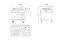 Thumbnail for SOPHIA ™ Mobile Fitness Equipment Cart