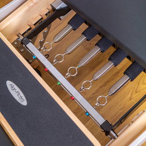 ALIGN-PILATES M8-PRO RC WOOD STUDIO REFORMER WITH TOWER - LUXUSFIT Luxury Exercise & Recovery Equipment