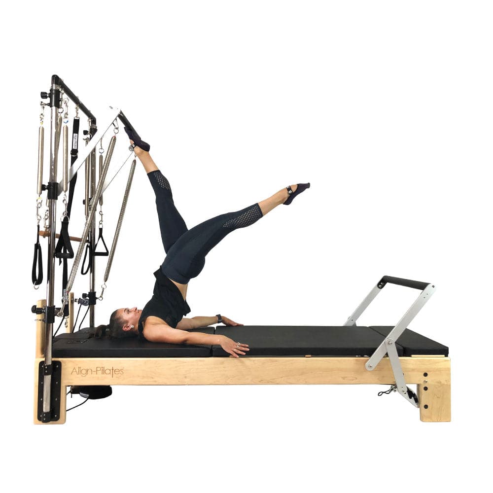 ALIGN-PILATES M8-PRO RC WOOD STUDIO REFORMER WITH TOWER - LUXUSFIT Luxury Exercise & Recovery Equipment