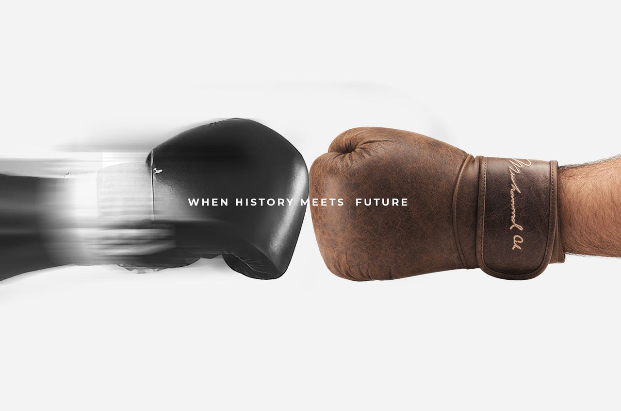 boxing gloves muhammad Ali pent 