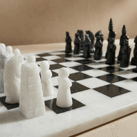 Thumbnail for Japanese Inspired Marble Chess Set