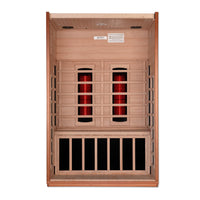 Thumbnail for ***New 2023 Model*** Cardoba 2 Person Full Spectrum Infrared Sauna - Canadian Hemlock - LUXUSFIT Luxury Exercise & Recovery Equipment