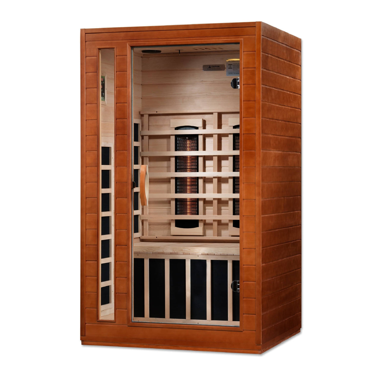 ***New 2023 Model*** Cardoba 2 Person Full Spectrum Infrared Sauna - Canadian Hemlock - LUXUSFIT Luxury Exercise & Recovery Equipment