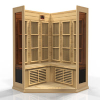 Thumbnail for MAXXUS 3 Person Low EMF FAR Infrared Corner Sauna MX-K356-01 - LUXUSFIT Luxury Exercise & Recovery Equipment