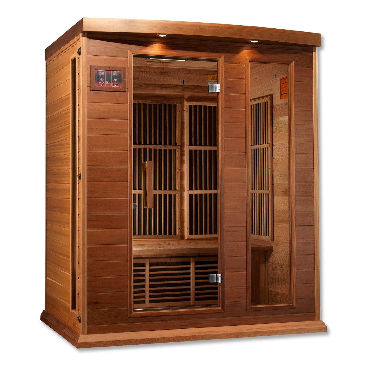 MAXXUS 3 Person Low EMF FAR Infrared Sauna MX-K306-01 - LUXUSFIT Luxury Exercise & Recovery Equipment