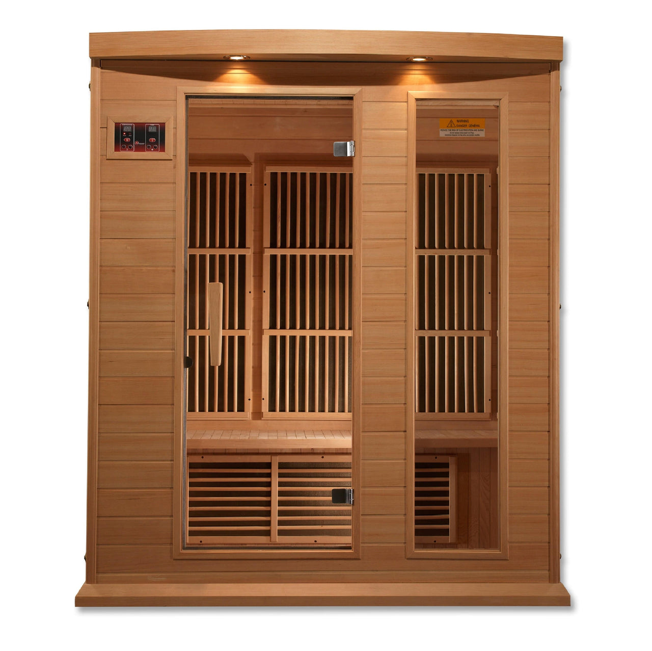 MAXXUS 3 Person Low EMF FAR Infrared Sauna MX-K306-01 - LUXUSFIT Luxury Exercise & Recovery Equipment