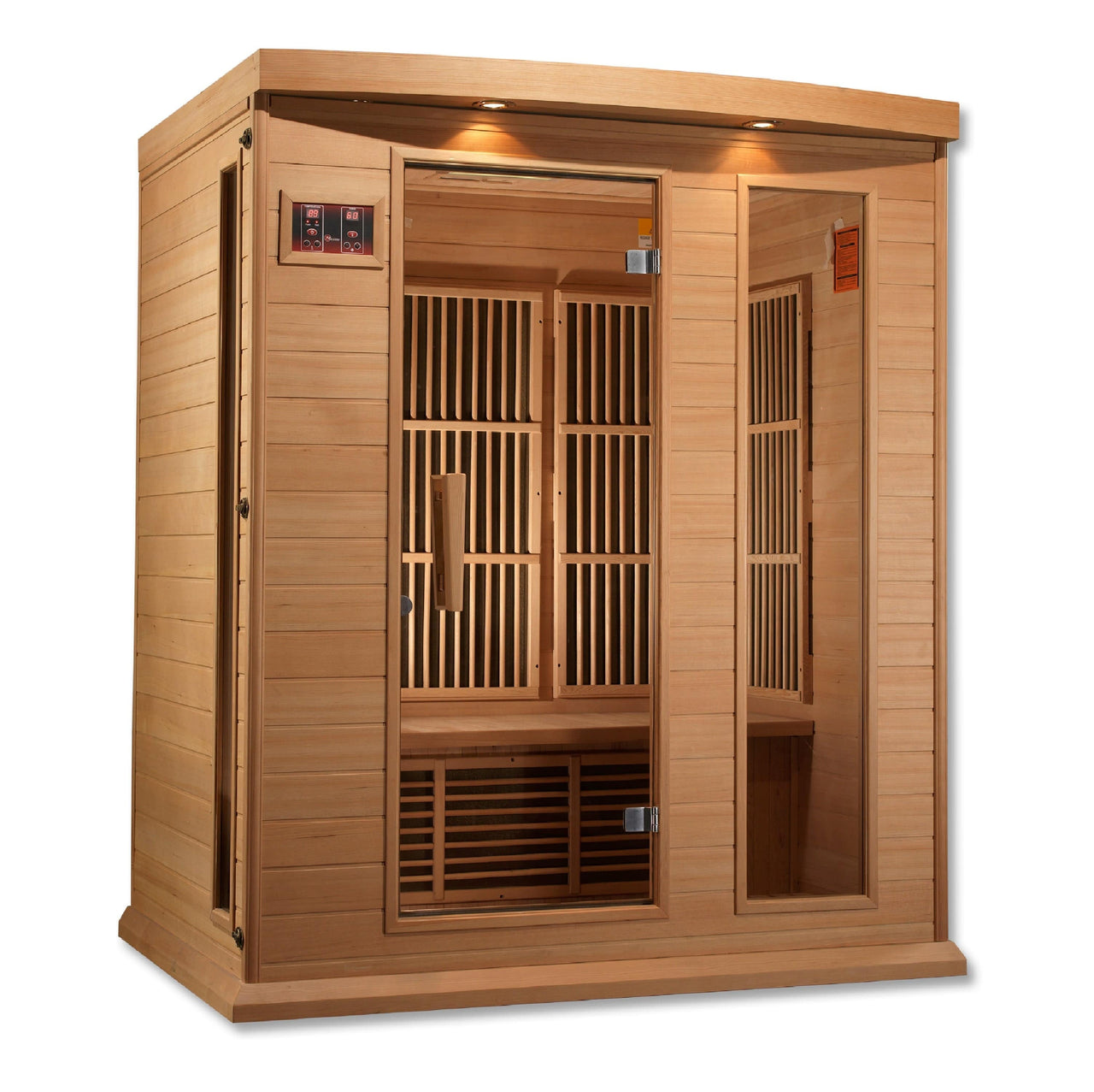 MAXXUS 3 Person Low EMF FAR Infrared Sauna MX-K306-01 - LUXUSFIT Luxury Exercise & Recovery Equipment