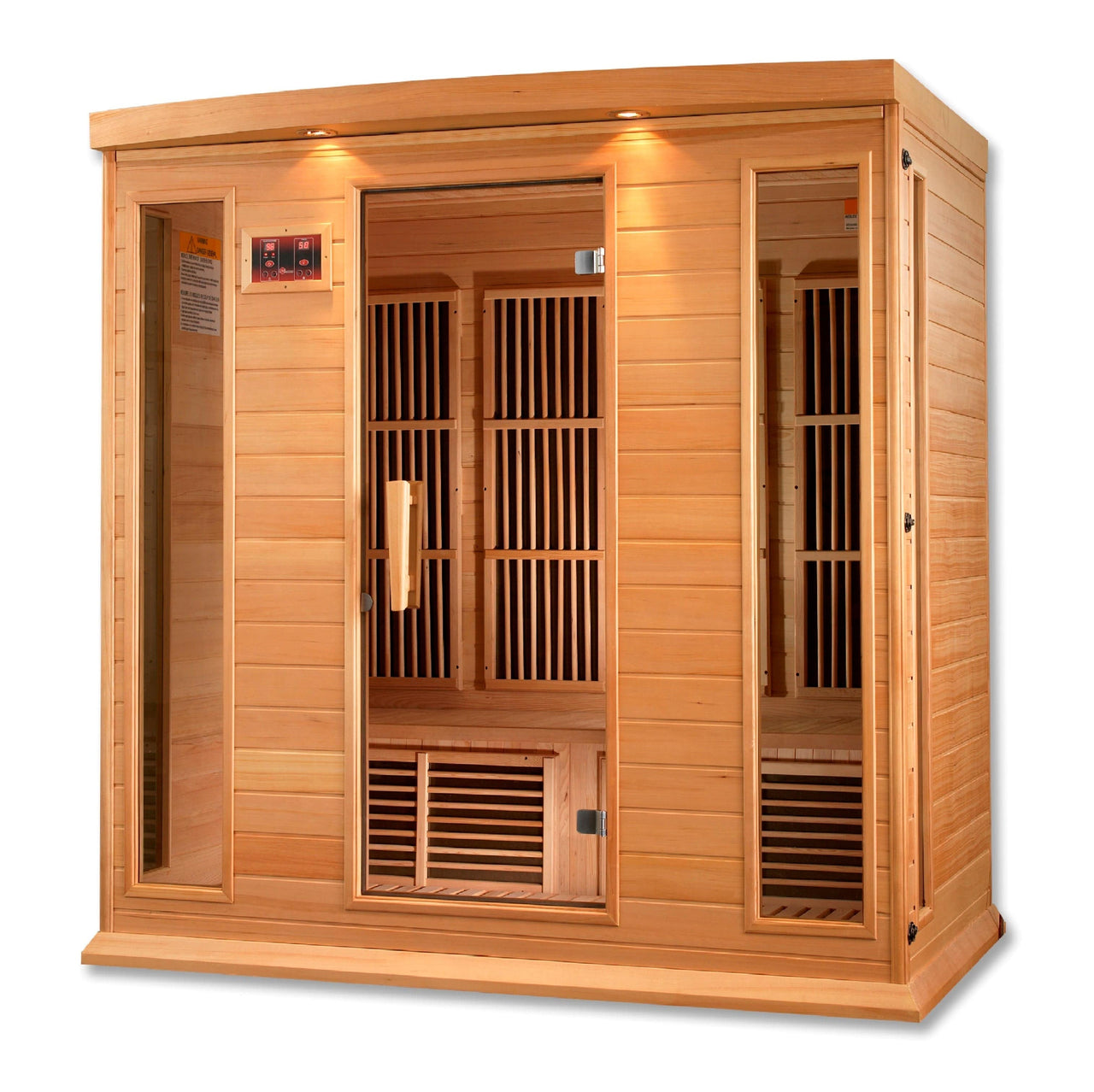 MAXXUS 4 Person Low EMF FAR Infrared Sauna MX-K406-01 - LUXUSFIT Luxury Exercise & Recovery Equipment