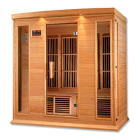 Thumbnail for MAXXUS 4 Person Low EMF FAR Infrared Sauna MX-K406-01 - LUXUSFIT Luxury Exercise & Recovery Equipment