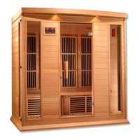 Thumbnail for MAXXUS 4 Person Low EMF FAR Infrared Sauna MX-K406-01 - LUXUSFIT Luxury Exercise & Recovery Equipment