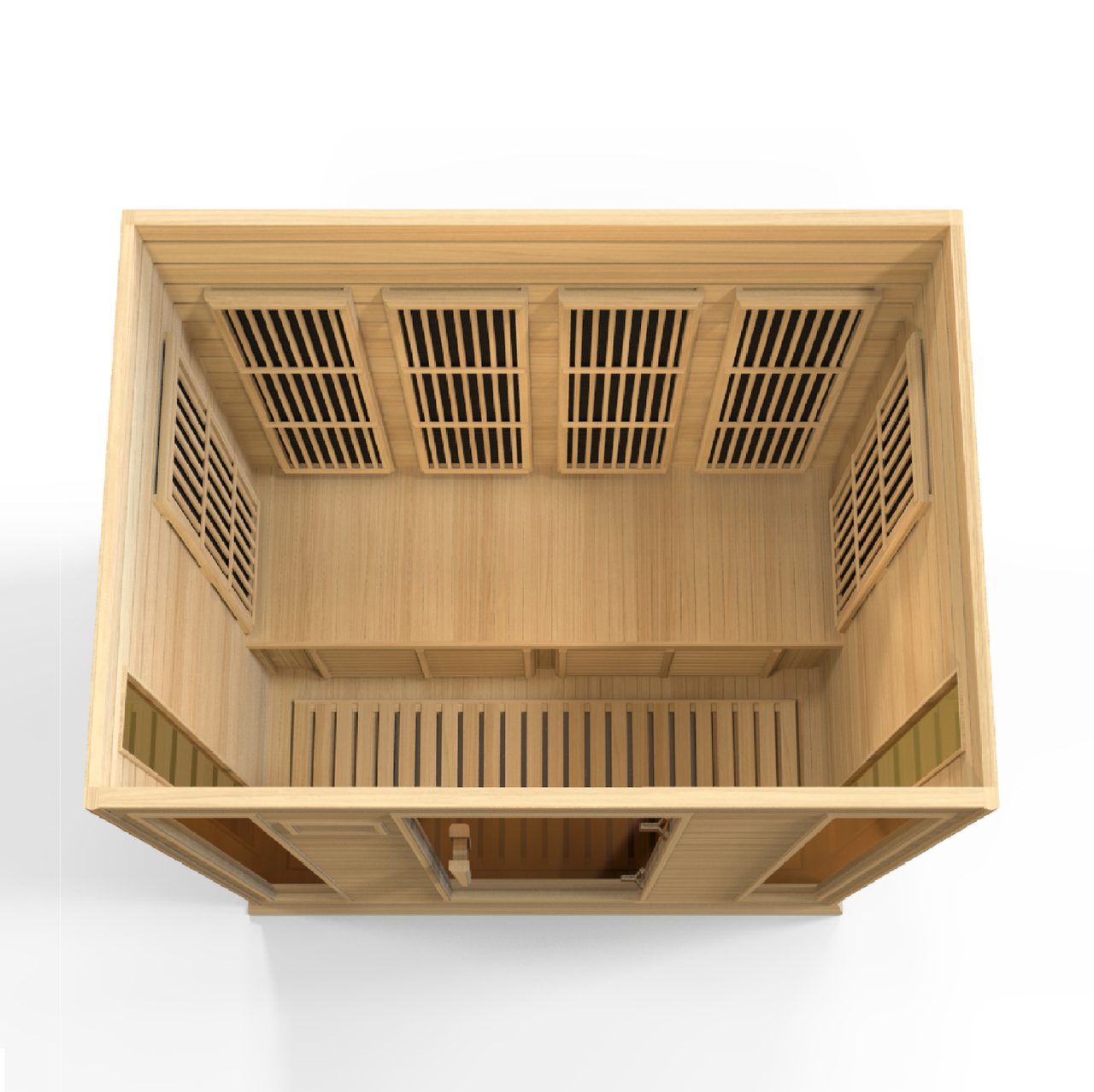 MAXXUS 4 Person Low EMF FAR Infrared Sauna MX-K406-01 - LUXUSFIT Luxury Exercise & Recovery Equipment