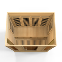 Thumbnail for MAXXUS 4 Person Low EMF FAR Infrared Sauna MX-K406-01 - LUXUSFIT Luxury Exercise & Recovery Equipment