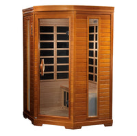 Thumbnail for DYNAMIC 2 Person Low EMF Far Infrared Sauna, Heming Edition DYN-6225-02 - LUXUSFIT Luxury Exercise & Recovery Equipment