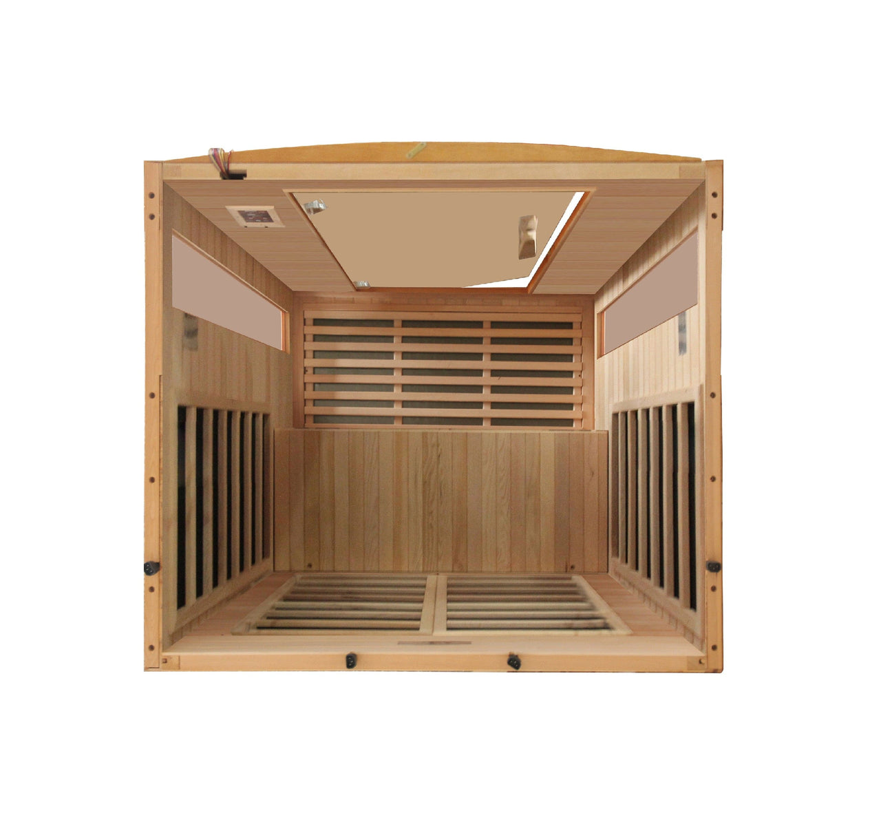 DYNAMIC 2 Person Low EMF Far Infrared Sauna, Versailles Edition DYN-6202-03 - LUXUSFIT Luxury Exercise & Recovery Equipment