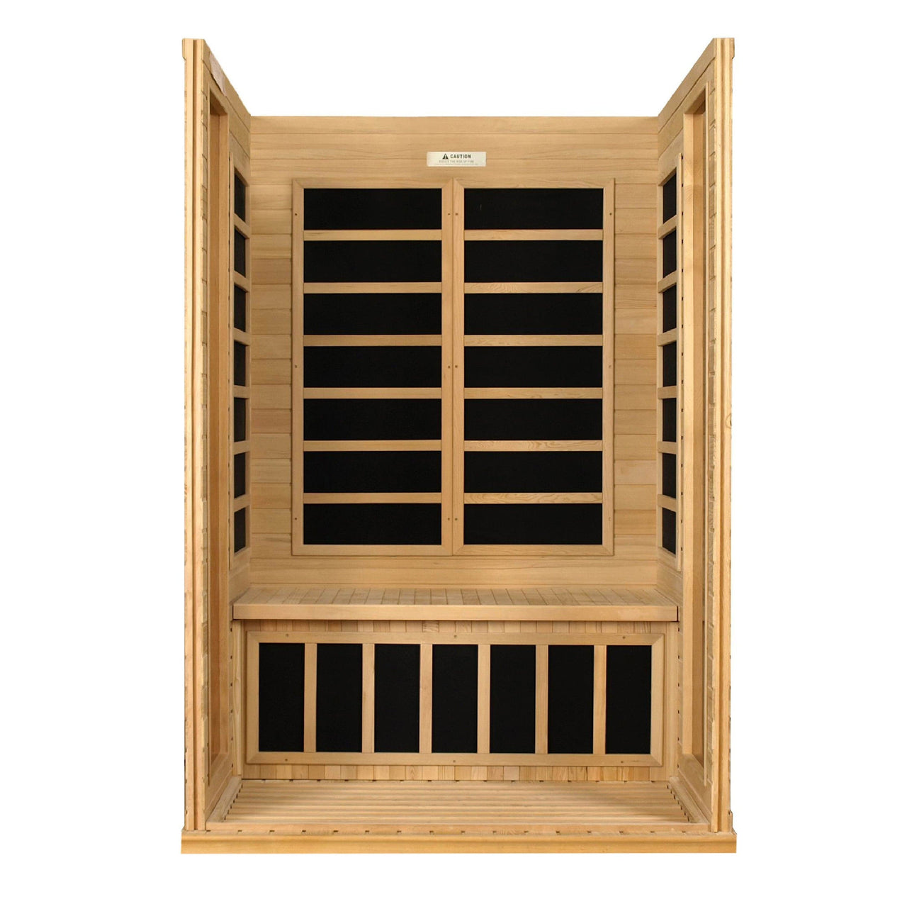 DYNAMIC 2 Person Low EMF Far Infrared Sauna, Versailles Edition DYN-6202-03 - LUXUSFIT Luxury Exercise & Recovery Equipment