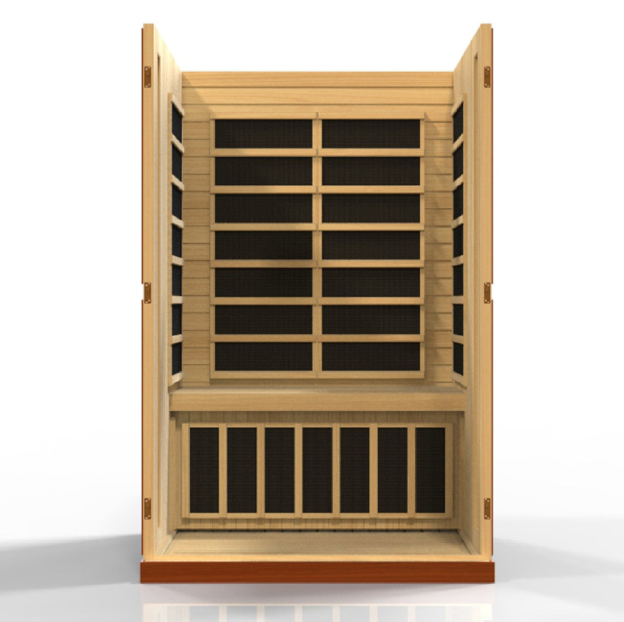 DYNAMIC 2 Person Low EMF Far Infrared Sauna, Vittoria Edition DYN-6220-01 - LUXUSFIT Luxury Exercise & Recovery Equipment