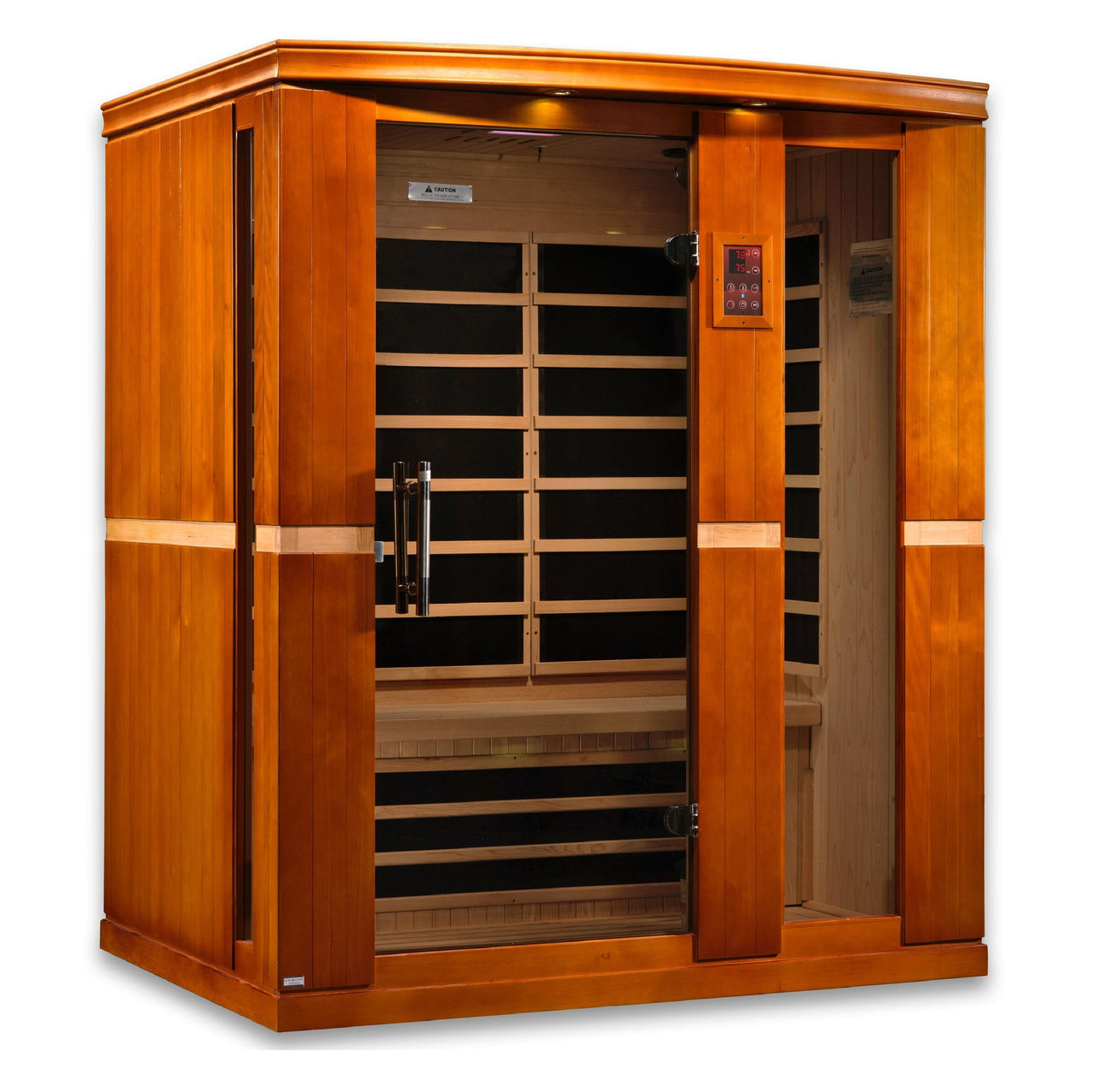 DYNAMIC 3 Person Low EMF Far Infrared Sauna, Palermo Edition DYN-6330-01 - LUXUSFIT Luxury Exercise & Recovery Equipment
