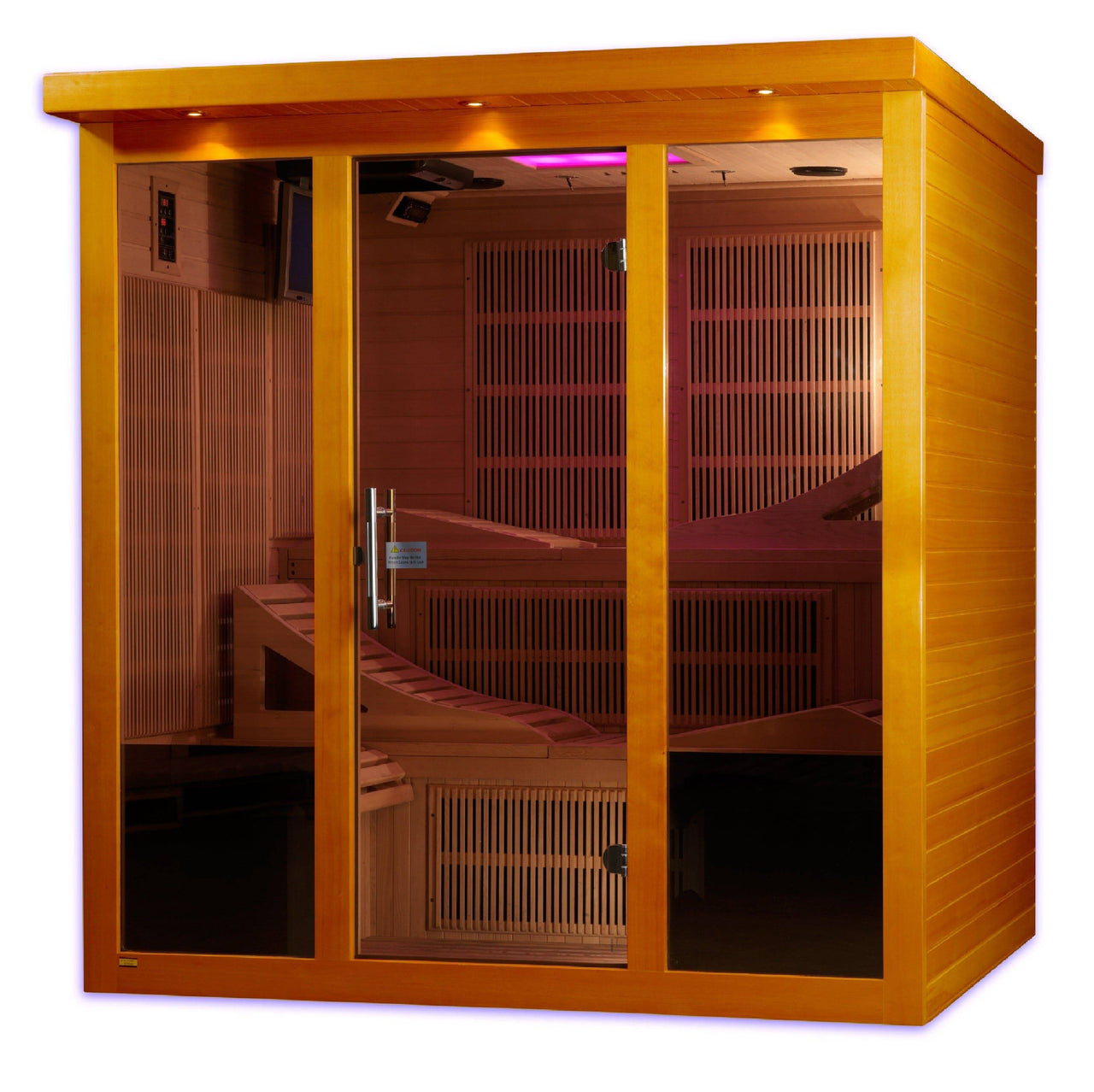 DYNAMIC 6 Person Near Zero EMF Far Infrared Sauna DYN-6996-01 - LUXUSFIT Luxury Exercise & Recovery Equipment