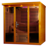Thumbnail for DYNAMIC 6 Person Near Zero EMF Far Infrared Sauna DYN-6996-01 - LUXUSFIT Luxury Exercise & Recovery Equipment