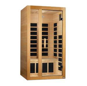 Dynamic "Gracia" 1 Person Low EMF FAR Infrared Sauna - LUXUSFIT Luxury Exercise & Recovery Equipment