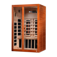 Thumbnail for DYNAMIC  Santiago 2 Person Full Spectrum Infrared Sauna - Canadian Hemlock - 2023 Model - LUXUSFIT Luxury Exercise & Recovery Equipment