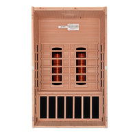 Thumbnail for DYNAMIC  Santiago 2 Person Full Spectrum Infrared Sauna - Canadian Hemlock - 2023 Model - LUXUSFIT Luxury Exercise & Recovery Equipment