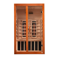 Thumbnail for DYNAMIC  Santiago 2 Person Full Spectrum Infrared Sauna - Canadian Hemlock - 2023 Model - LUXUSFIT Luxury Exercise & Recovery Equipment