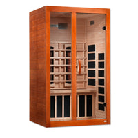 Thumbnail for DYNAMIC  Santiago 2 Person Full Spectrum Infrared Sauna - Canadian Hemlock - 2023 Model - LUXUSFIT Luxury Exercise & Recovery Equipment