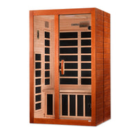 Thumbnail for DYNAMIC Santiago 2 Person Ultra Low EMF Far Infrared Sauna - 2023 Model - LUXUSFIT Luxury Exercise & Recovery Equipment