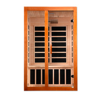 Thumbnail for DYNAMIC Santiago 2 Person Ultra Low EMF Far Infrared Sauna - 2023 Model - LUXUSFIT Luxury Exercise & Recovery Equipment