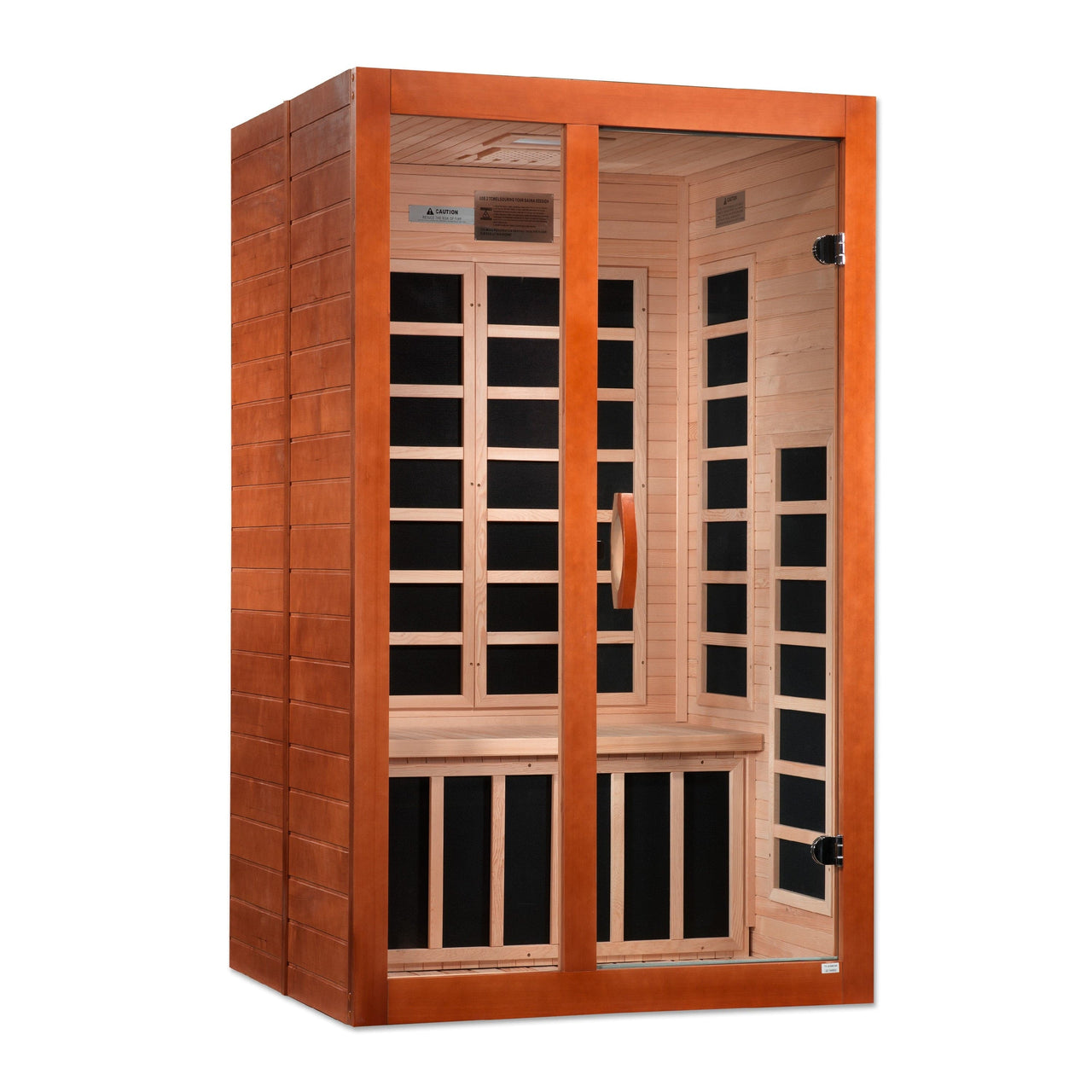 DYNAMIC Santiago 2 Person Ultra Low EMF Far Infrared Sauna - 2023 Model - LUXUSFIT Luxury Exercise & Recovery Equipment