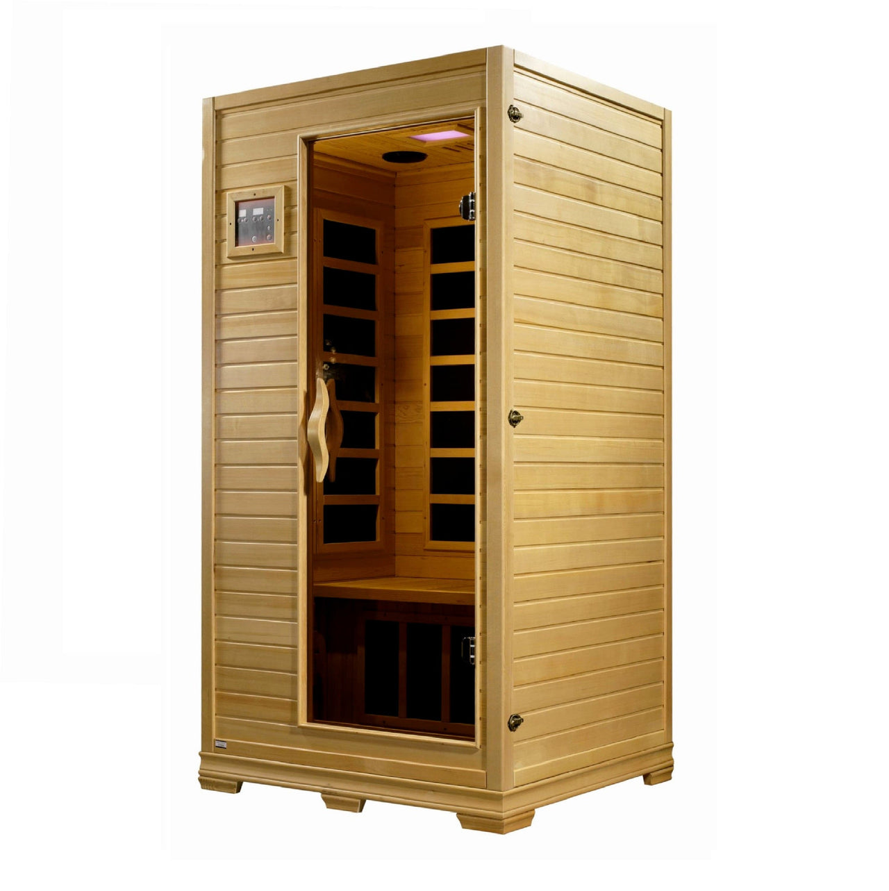 GOLDEN DESIGN 2 Person Near Zero EMF Far Infrared Sauna GDI-6109-01 - LUXUSFIT Luxury Exercise & Recovery Equipment