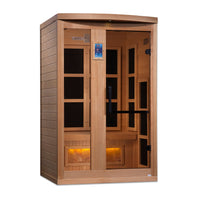 Thumbnail for GOLDEN DESIGN 2 Person Near Zero EMF Infrared Sauna with Himalayan Salt Bar - 2023 Collection - Hotel Edition GDI-8020-H2 - LUXUSFIT Luxury Exercise & Recovery Equipment