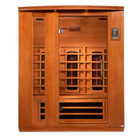 Thumbnail for Lugano 3 Person Full Spectrum Infrared Sauna - Canadian Hemlock - 2023 Model - LUXUSFIT Luxury Exercise & Recovery Equipment