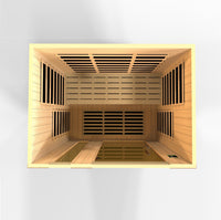 Thumbnail for Lugano 3 Person Ultra Low EMF Far Infrared Sauna - 2023 Model - LUXUSFIT Luxury Exercise & Recovery Equipment