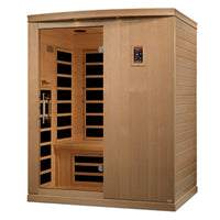 Thumbnail for Madrid Elite 3 Person Ultra Low EMF Far Infrared Sauna - 2023 Model - LUXUSFIT Luxury Exercise & Recovery Equipment