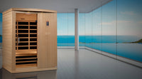 Thumbnail for Madrid Elite 3 Person Ultra Low EMF Far Infrared Sauna - 2023 Model - LUXUSFIT Luxury Exercise & Recovery Equipment