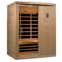 Thumbnail for Madrid Elite 3 Person Ultra Low EMF Far Infrared Sauna - 2023 Model - LUXUSFIT Luxury Exercise & Recovery Equipment